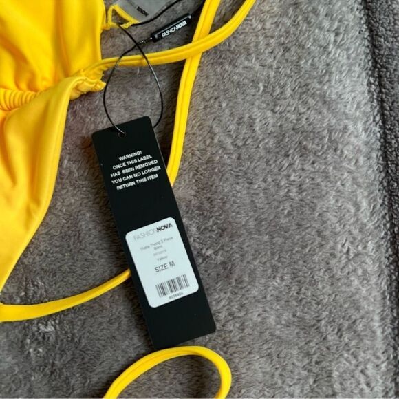 Yellow NWT Fashion Nova Bikini Set - Picture 4 of 4